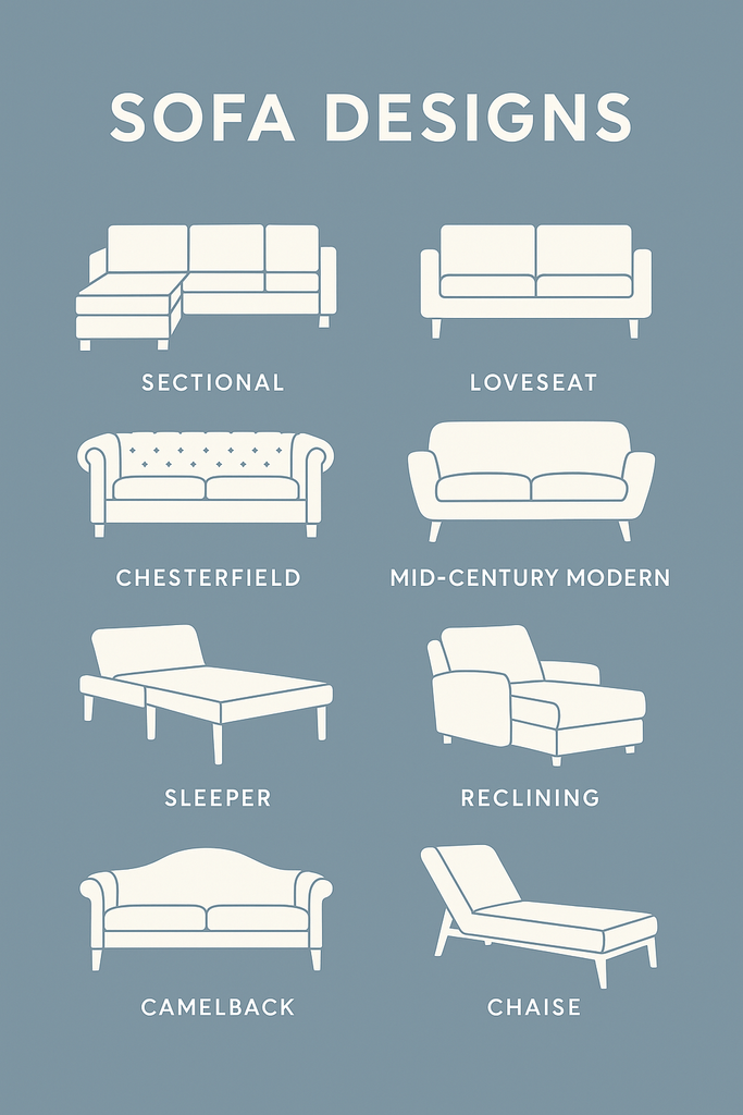 Sofa Styles Visualized
