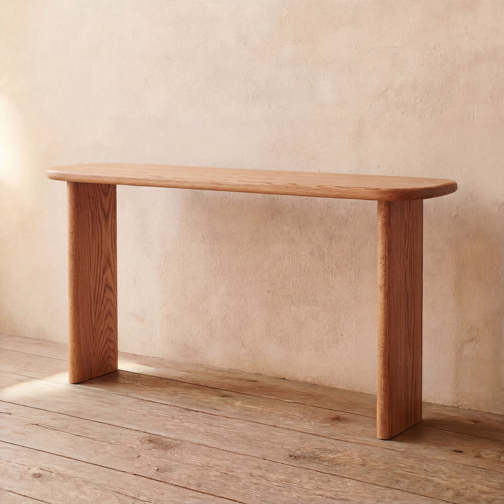 Solid wood console tables