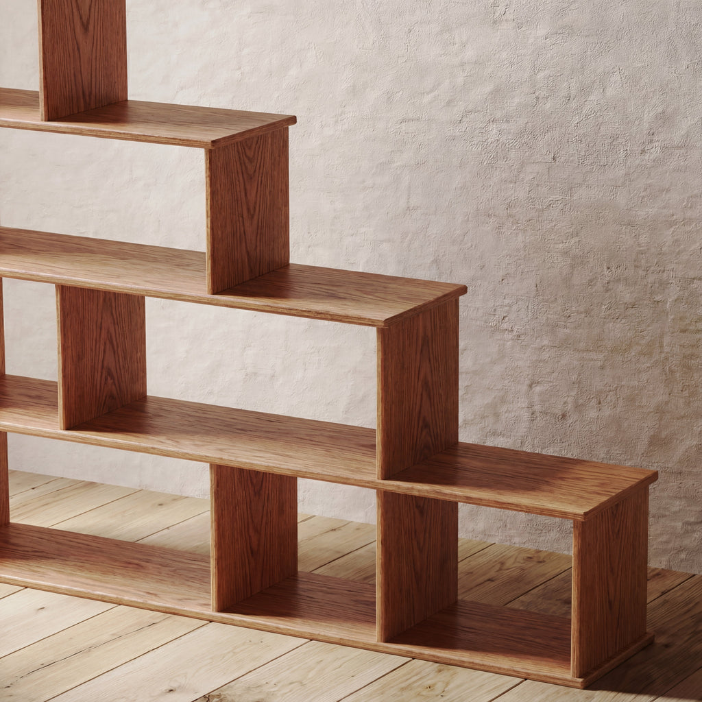 Solid wood bookcases