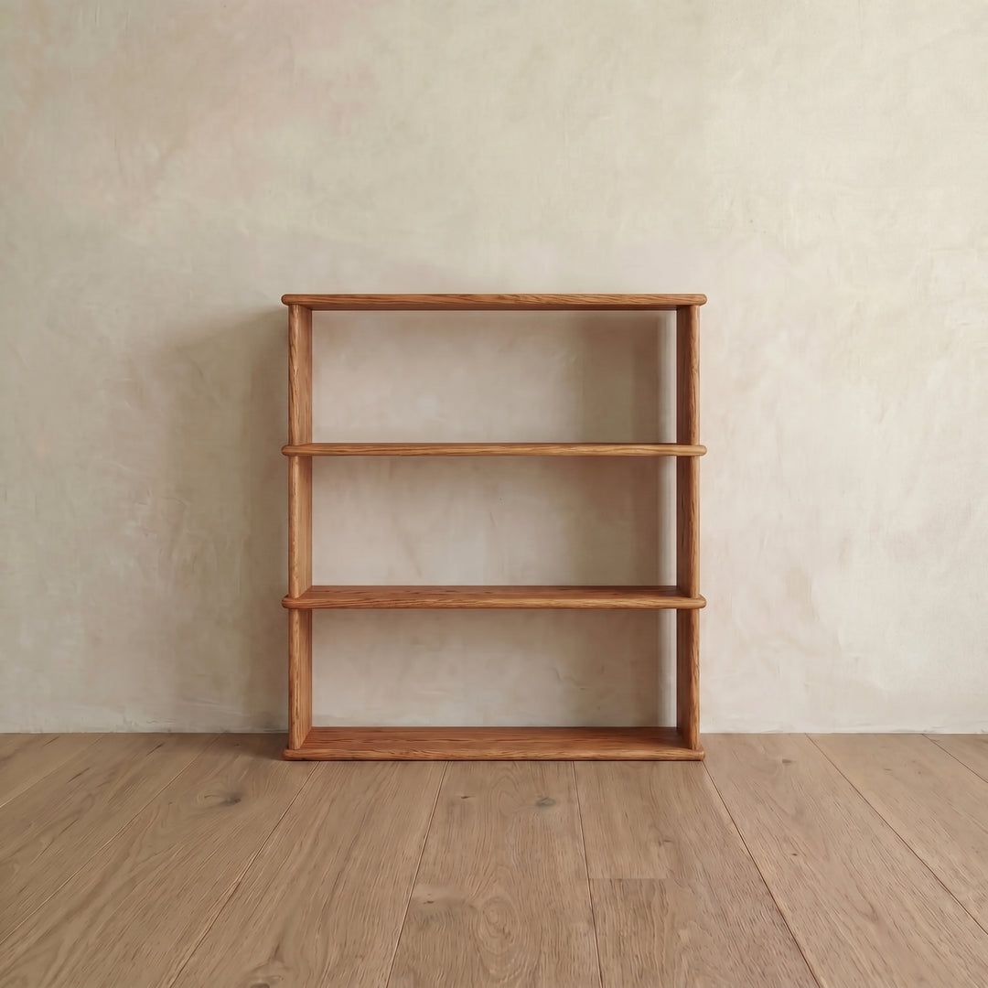 3 shelf bookcase in solid wood
