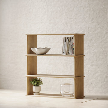 3 row bookshelf