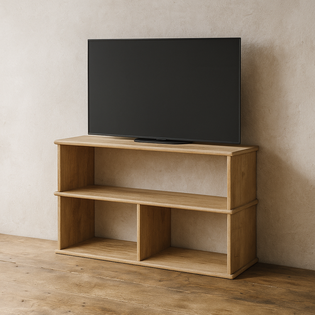 40 inch white oak tv stand
