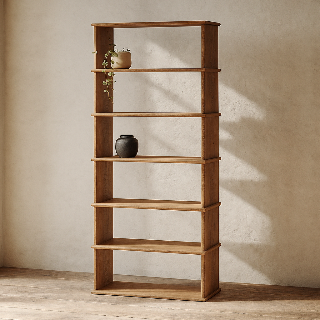 6 shelf bookcase