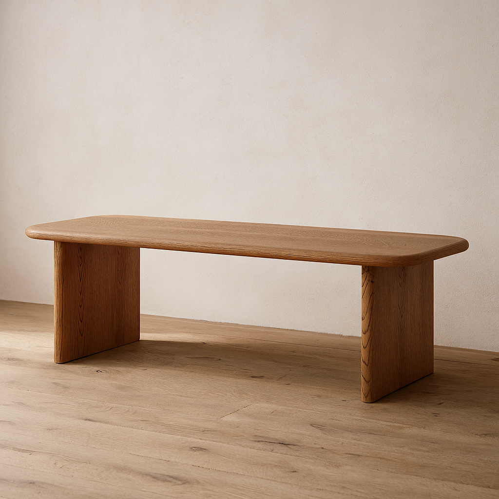 60 inch red oak coffee table