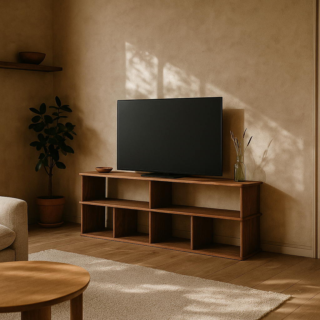 65 inch walnut tv stand
