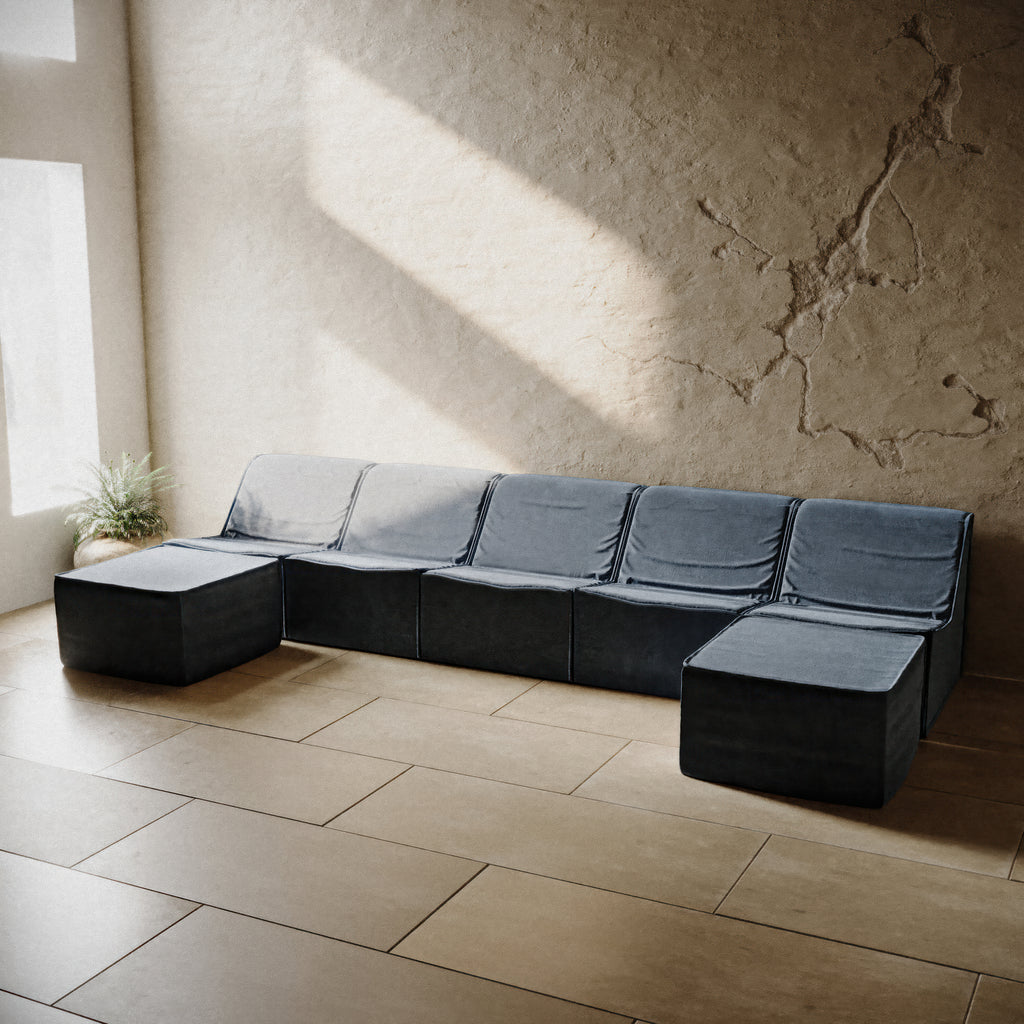 U shaped modular sectional sofa