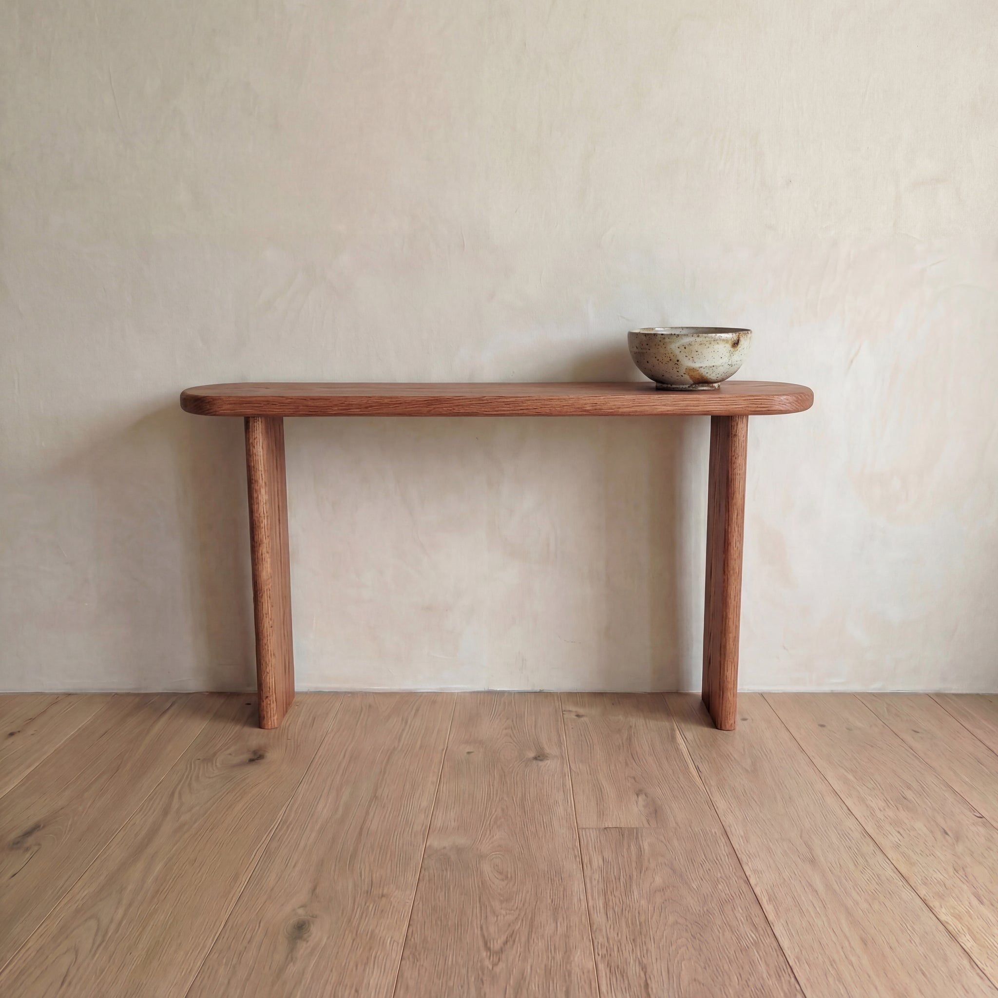 8 inch solid wood console table
