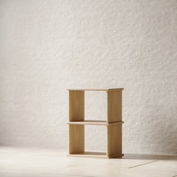 Nightstand bookshelf in solid wood