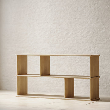 Short horizontal bookcase