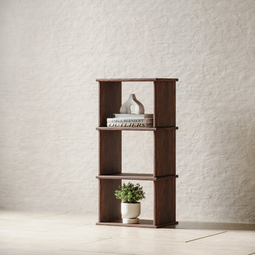 Small bookshelf in walnut