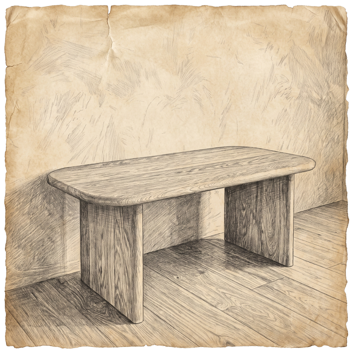 Rounded rectangle table diagram