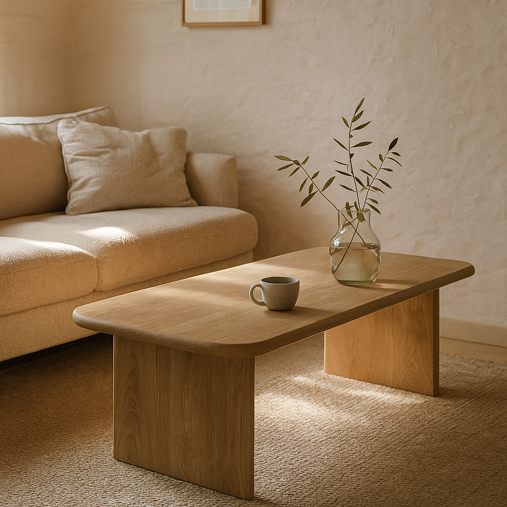 minimalist coffee table