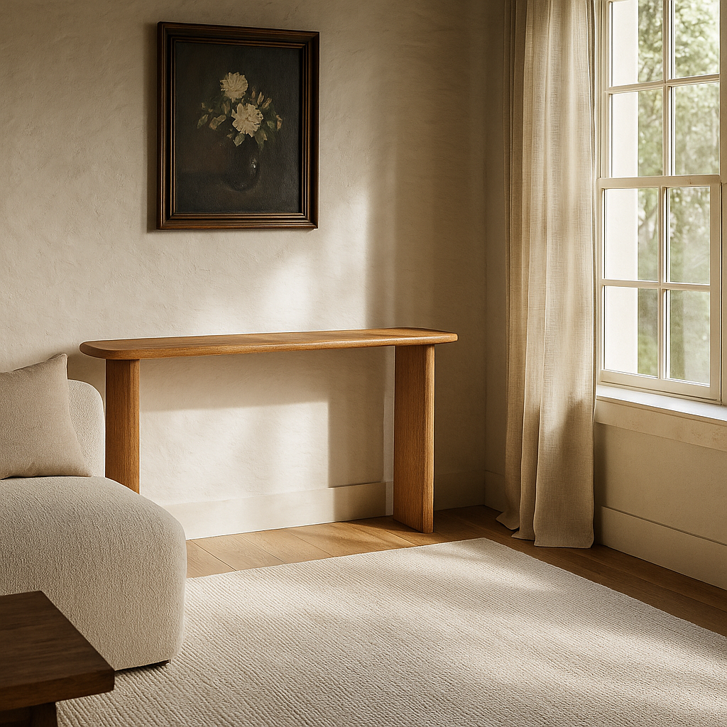 minimalist console table
