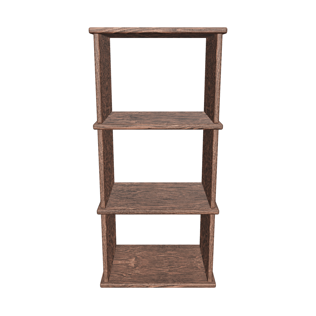 Small bookshelf in walnut