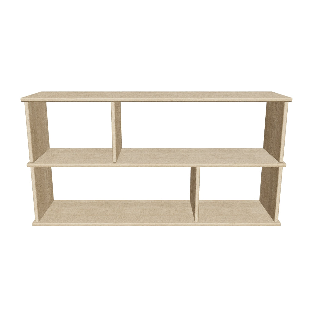 Short Bookshelf White Oak