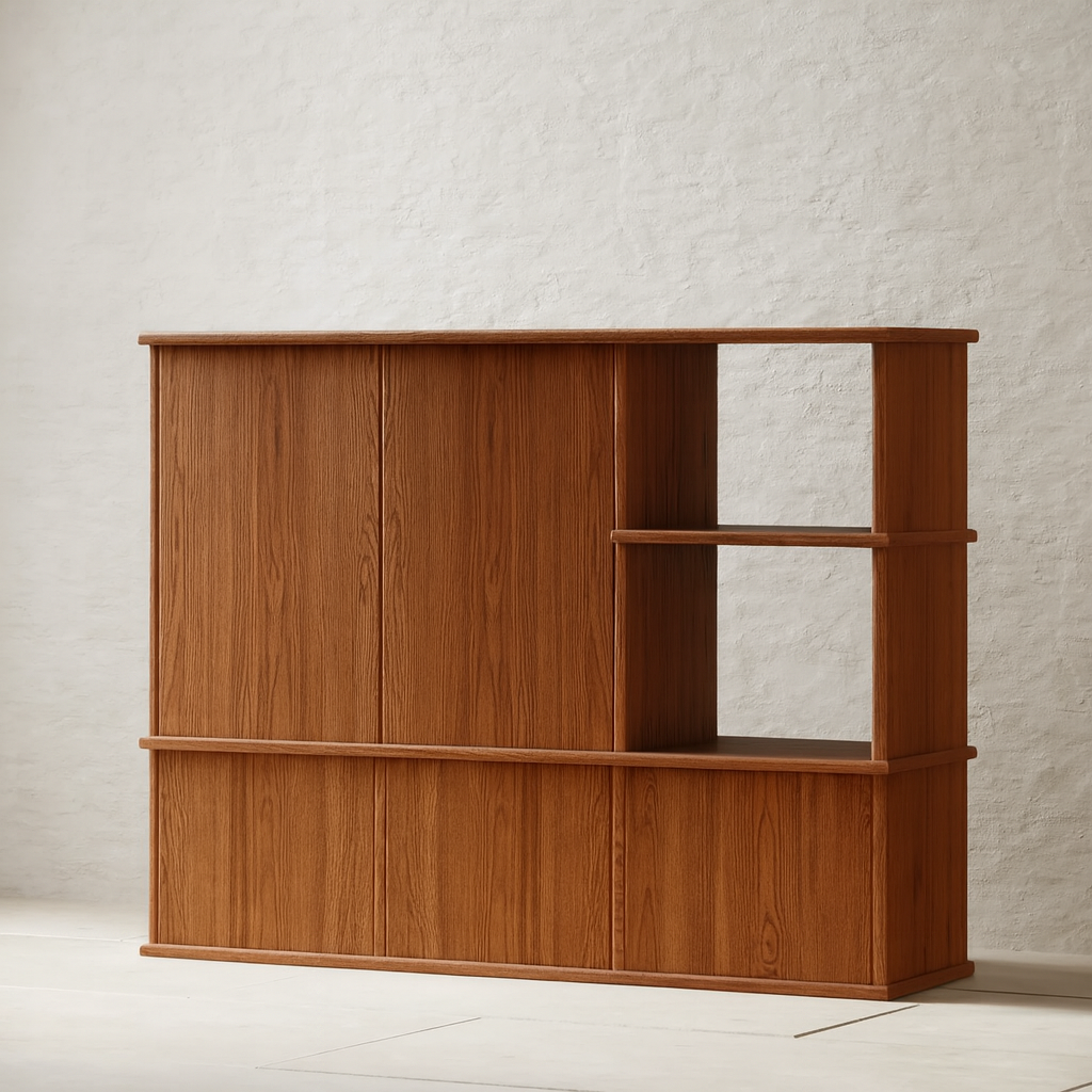 Sideboard cabinet in red oak