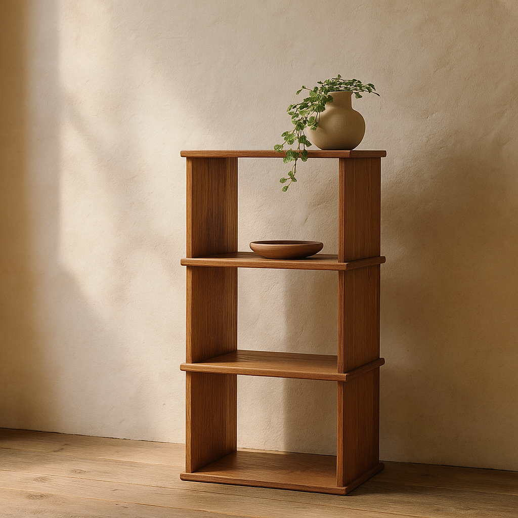 Small bookcase in solid wood