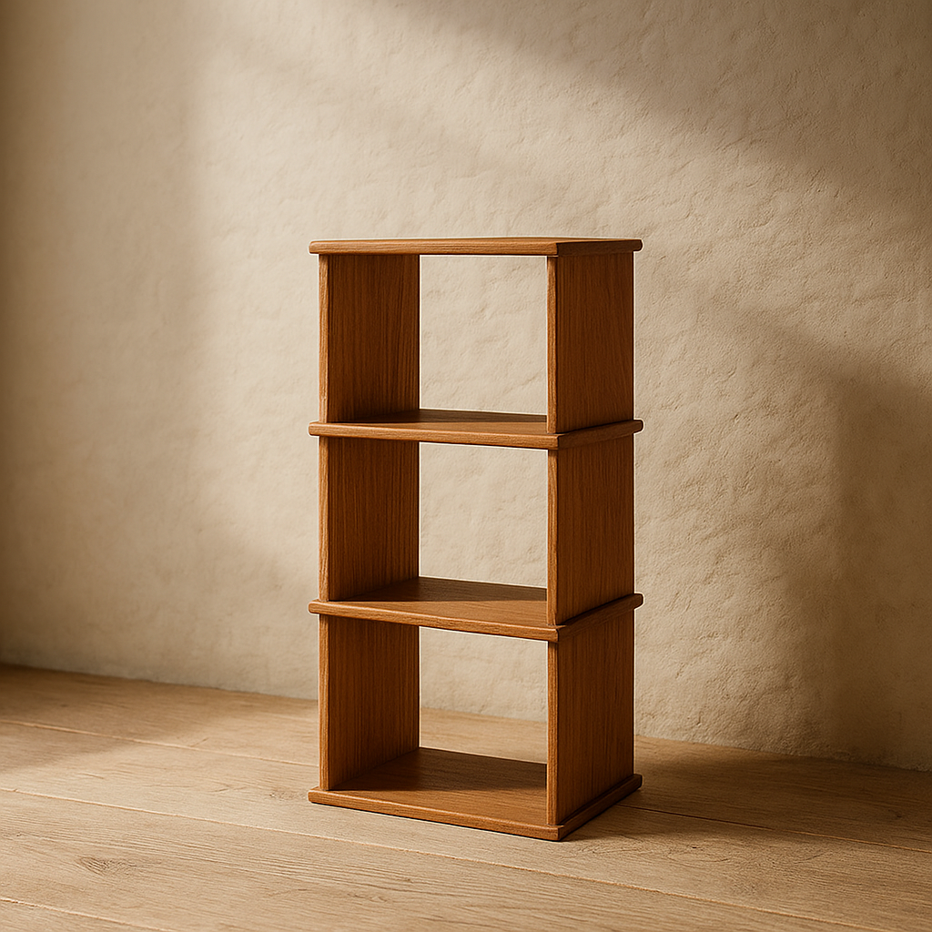 Small bookshelf in solid wood