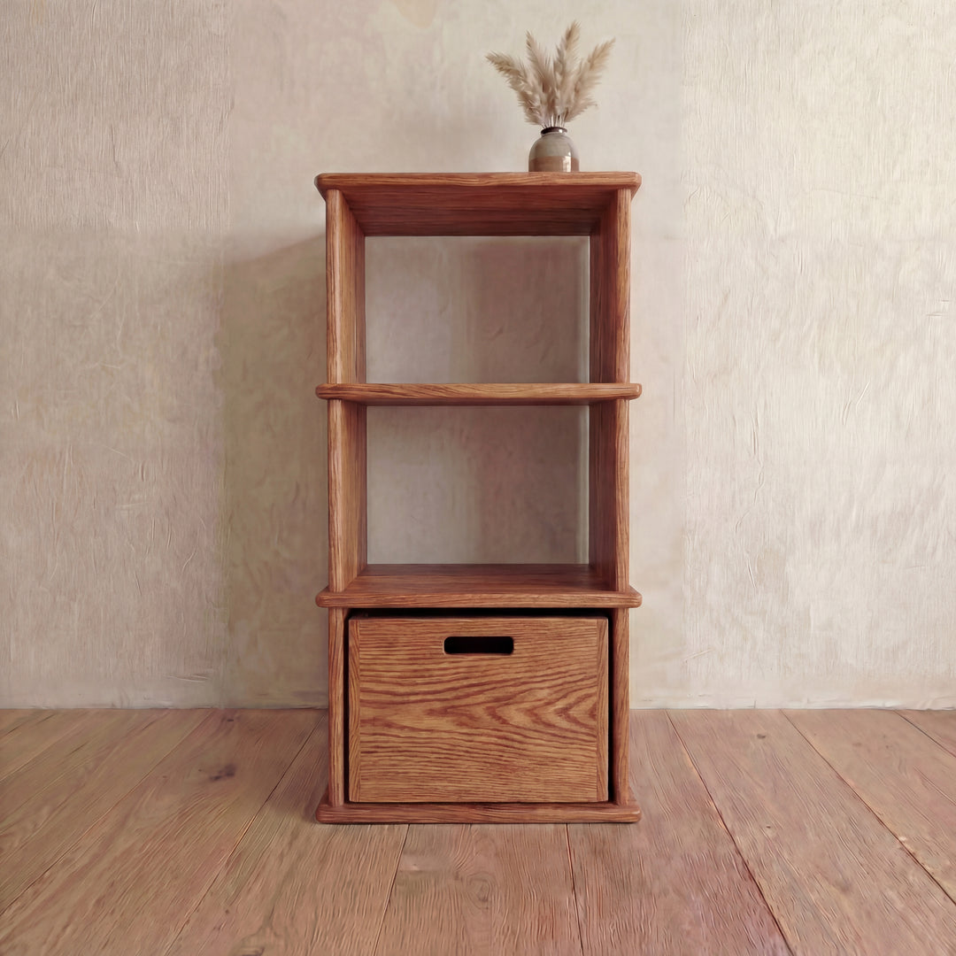 small solid wood bookcase