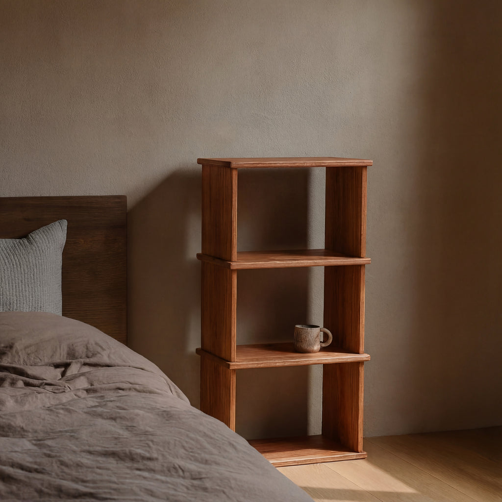 small solid wood bookcase