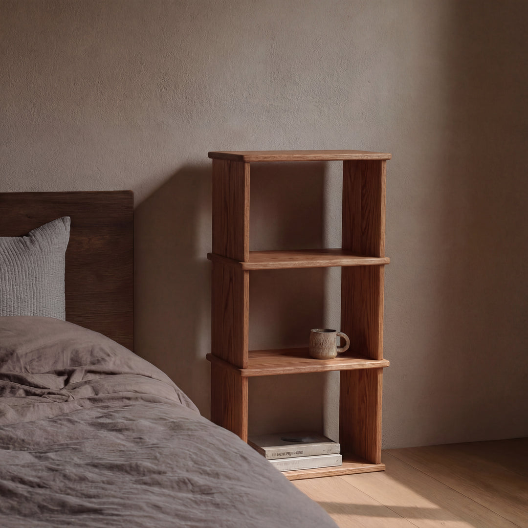 small solid wood bookcase