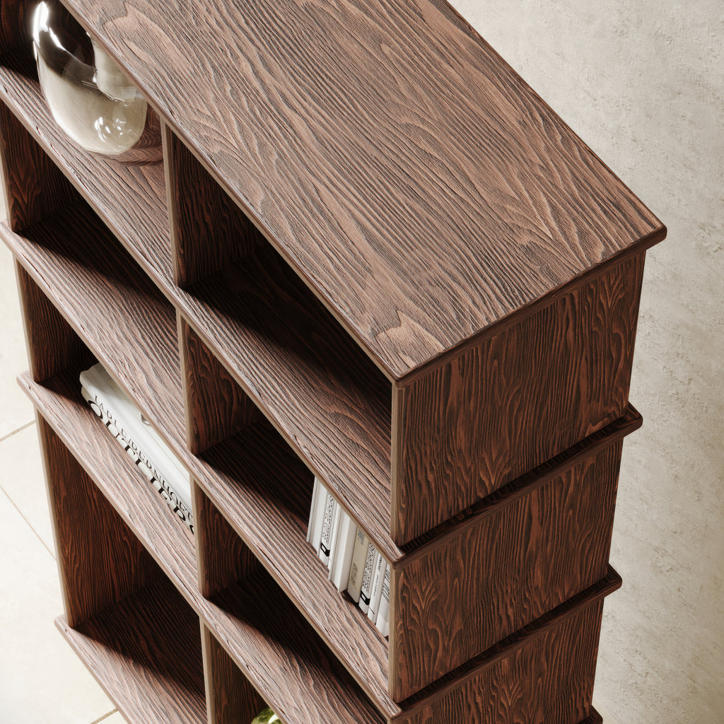 Solid Walnut Bookcase