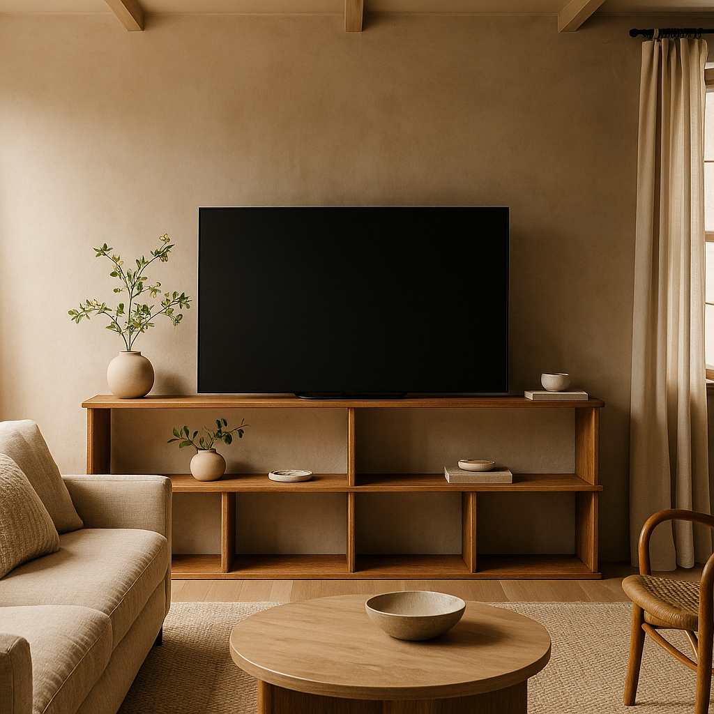 solid wood bookshelf tv stand