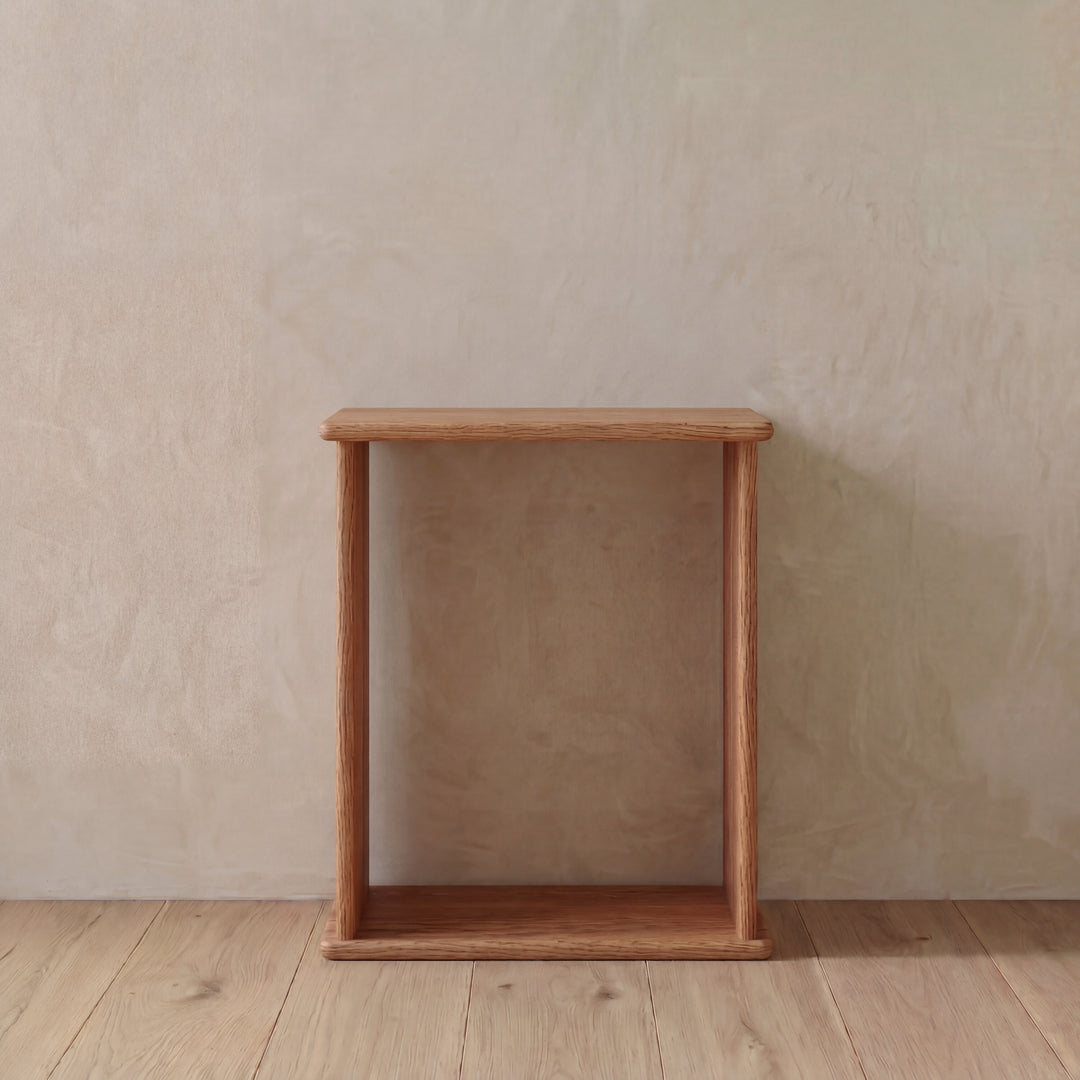 solid wood side table