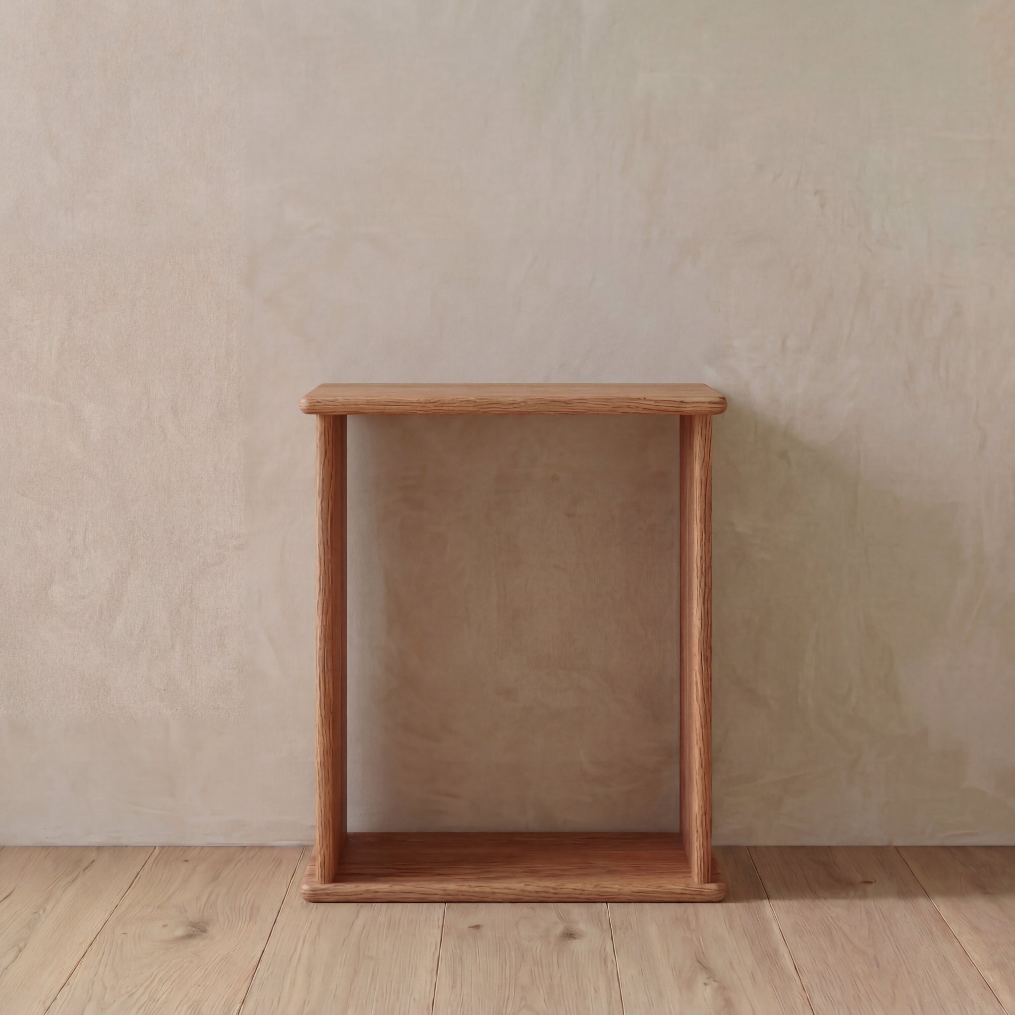 solid wood side table