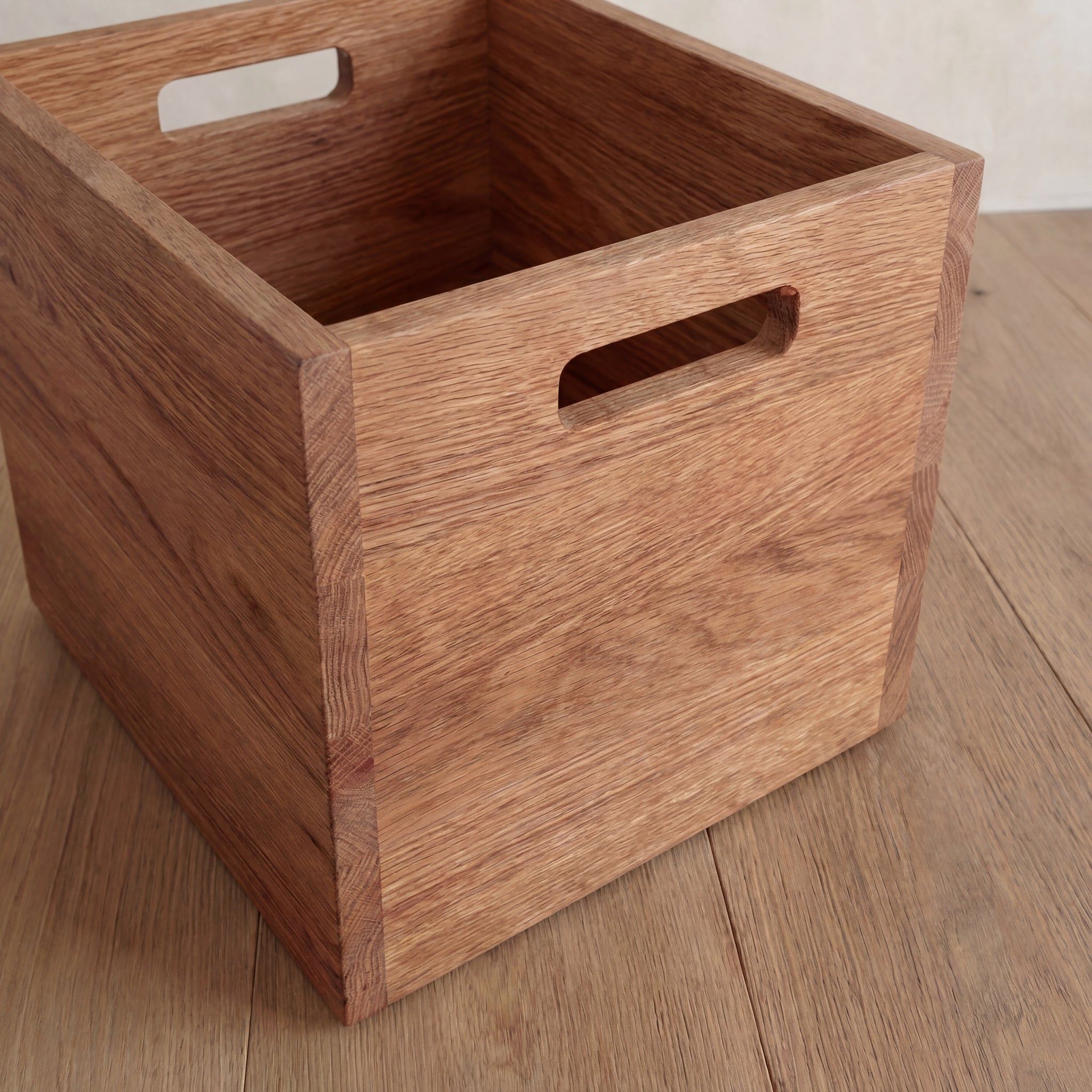 solid wood storage cube
