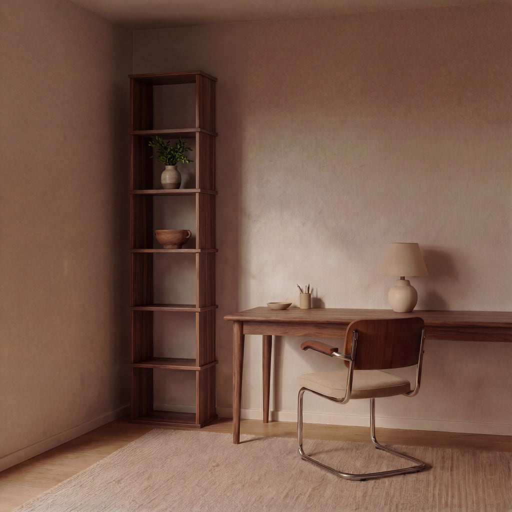 walnut office bookcase